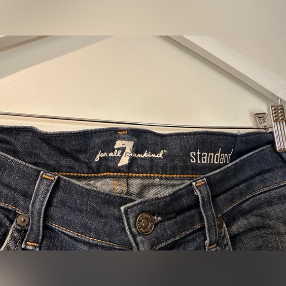 Men’s Seven for All Mankind blue jeans size 32–soft denim, very comfy! - Picture 3 of 13